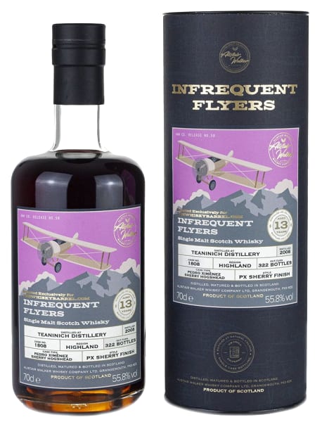 Teaninich 13 Year Old 2008 (cask 1808) - Infrequent Flyers (Alistair Walker) 700ml bottle - Scotch Whisky whisky