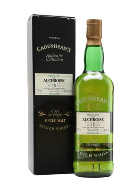 Auchroisk 1978 15 Year Old Cadenhead's ml bottle - Scotch Whisky whisky