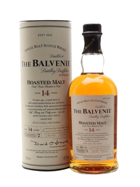 Balvenie 14 Year Old Roasted Malt 700ml bottle - Scotch Whisky whisky