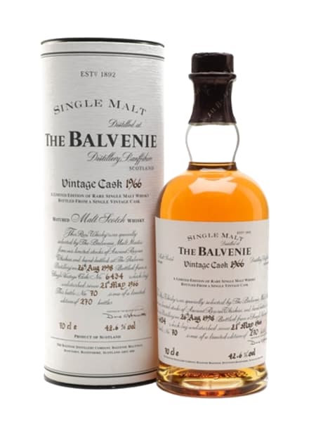 Balvenie 1966 32 Year Old Cask #6434 700ml bottle - Scotch Whisky whisky