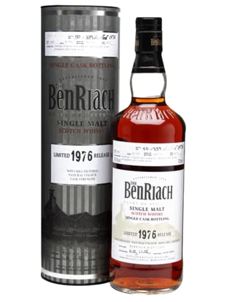 BenRiach 1976 35 Year Old Cask #6967 700ml bottle - Scotch Whisky whisky