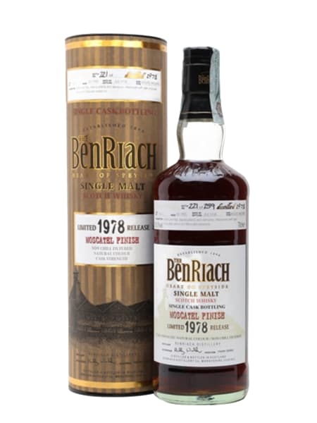 BenRiach 1978 30 Year Old Moscatel Finish Cask #4412 700ml bottle - Scotch Whisky whisky