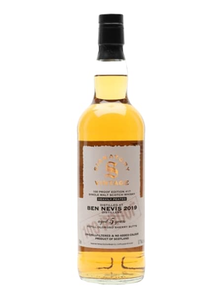 Ben Nevis 2019 5 Year Old Heavily Peated Edition #17 Signatory 700ml bottle - Scotch Whisky whisky
