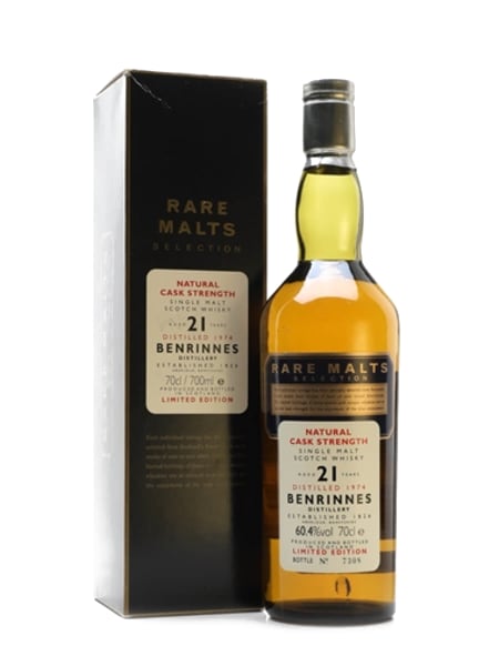 Benrinnes 1974 21 Year Old Rare Malts 700ml bottle - Scotch Whisky whisky