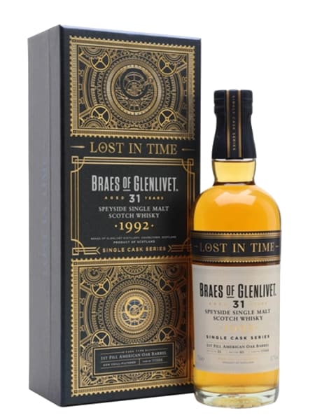 Braes of Glenlivet 1992 31 Year Old Cask 111566 Lost in Time Series 700ml bottle - Scotch Whisky whisky