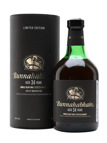 Bunnahabhain 34 Year Old 700ml bottle - Scotch Whisky whisky