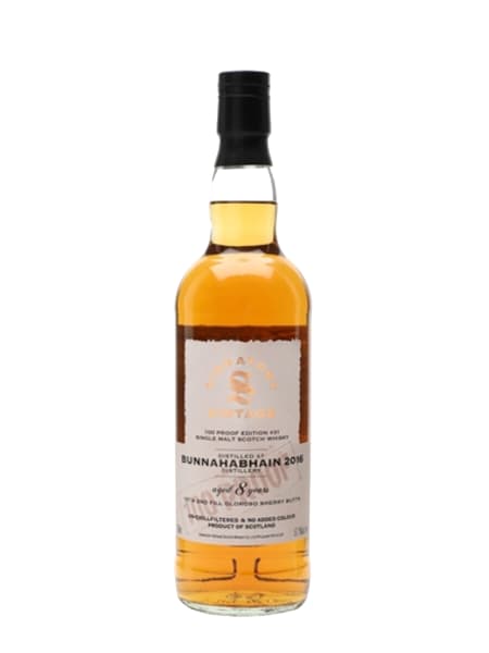 Bunnahabhain 2016 8 Year Old 100 Proof Edition #31 Signatory 700ml bottle - Scotch Whisky whisky