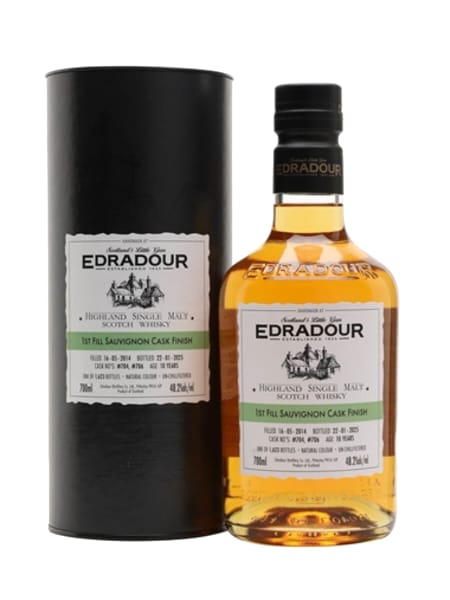 Edradour 2014 10 Year Old Sauvignon Blanc Finish 700ml bottle - Scotch Whisky whisky