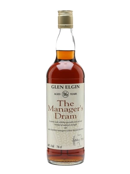 Glen Elgin 16 Year Old Bot.1993 Manager's Dram Sherry Cask 700ml bottle - Scotch Whisky whisky