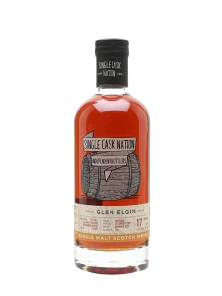 Glen Elgin 2007 17 Year Old Oloroso Cask Single Cask Nation 700ml bottle - Scotch Whisky whisky
