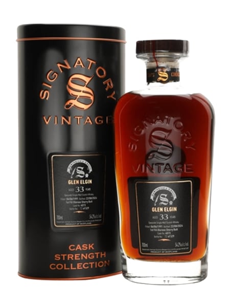 Glen Elgin 1991 33 Year Old Oloroso Cask 4073 Signatory Symington’s Choice 700ml bottle - Scotch Whisky whisky
