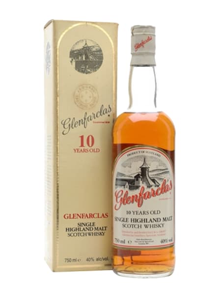 Glenfarclas 10 Year Old Bot. 1980s ml bottle - Scotch Whisky whisky