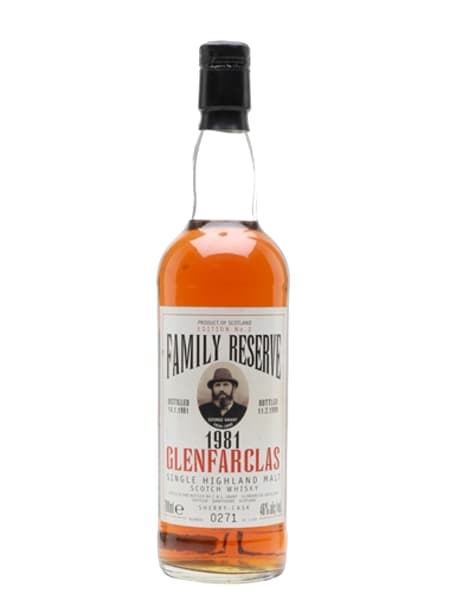 Glenfarclas 1981 Sherry Cask Family Reserve 700ml bottle - Scotch Whisky whisky