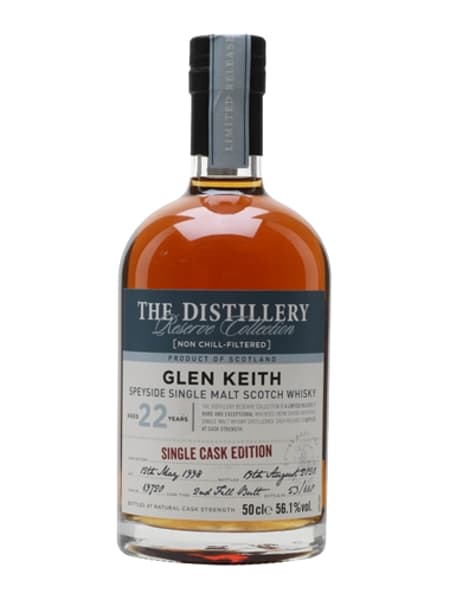Glen Keith 1998 22 Year Old Cask #69720 Distillery Reserve Collection ml bottle - Scotch Whisky whisky