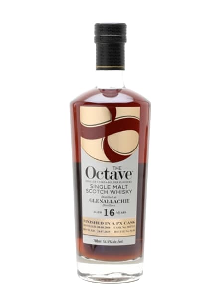 Glenallachie 2008 16 Year Old PX Finish Duncan Taylor Octave 700ml bottle - Scotch Whisky whisky