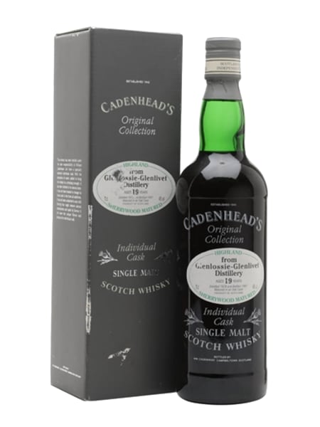 Glenlossie-Glenlivet 1978 19 Year Old Original Collection Cadenhead's 700ml bottle - Scotch Whisky whisky