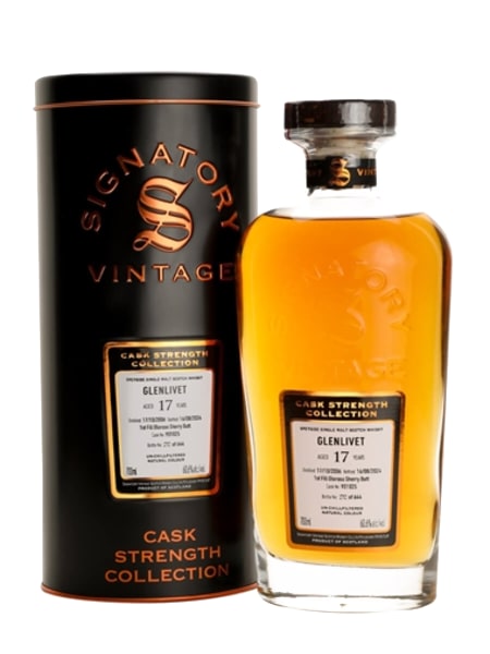 Glenlivet 2006 17 Year Old Oloroso Cask 901025 Signatory 700ml bottle - Scotch Whisky whisky