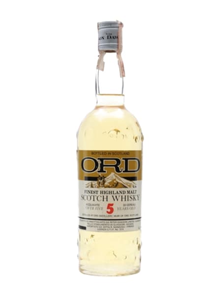 Ord 5 Year Old Bot. 1970s ml bottle - Scotch Whisky whisky