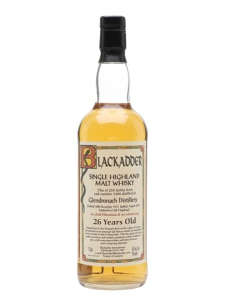 Glendronach 1974 26 Year Old Blackadder 700ml bottle - Scotch Whisky whisky