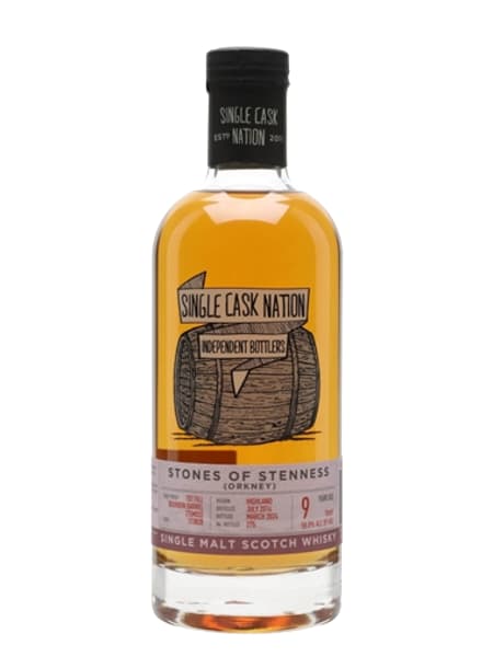 Stones of Stenness 2014 9 Year Old Bourbon Cask Single Cask Nation 700ml bottle - Scotch Whisky whisky