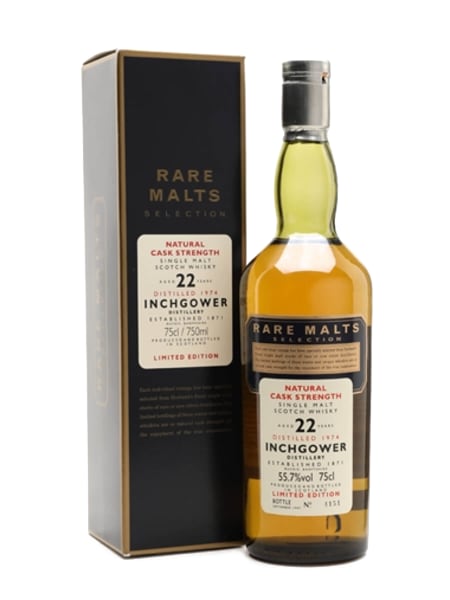 Inchgower 1974 22 Year Old Rare Malts ml bottle - Scotch Whisky whisky