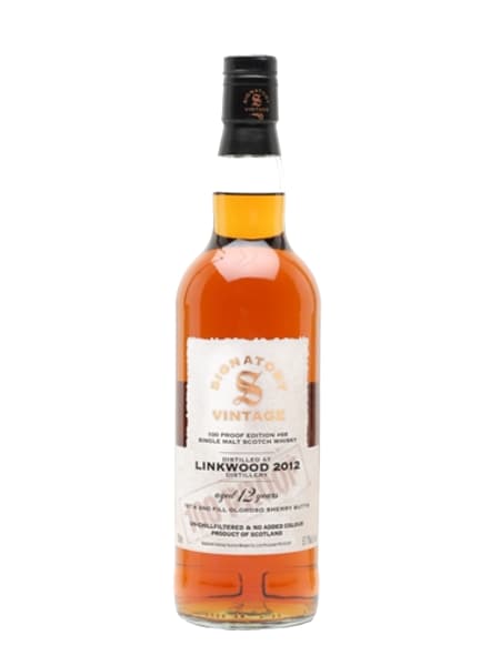 Linkwood 2012 12 Year Old Signatory 100 Proof Edition 68 700ml bottle - Scotch Whisky whisky