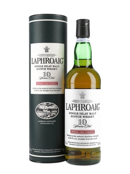 Laphroaig 10 Year Old Cask Strength 2005 Release 700ml bottle - Scotch Whisky whisky