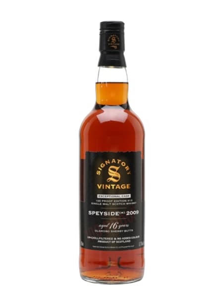 Secret Speyside 2009 16 Year Old 100 Proof Ed. 13 Signatory 700ml bottle - Scotch Whisky whisky