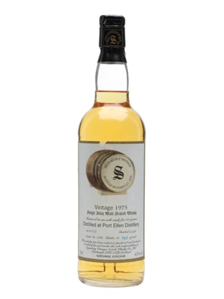 Port Ellen 1975 24 Year Old Cask #1763 Signatory 700ml bottle - Scotch Whisky whisky