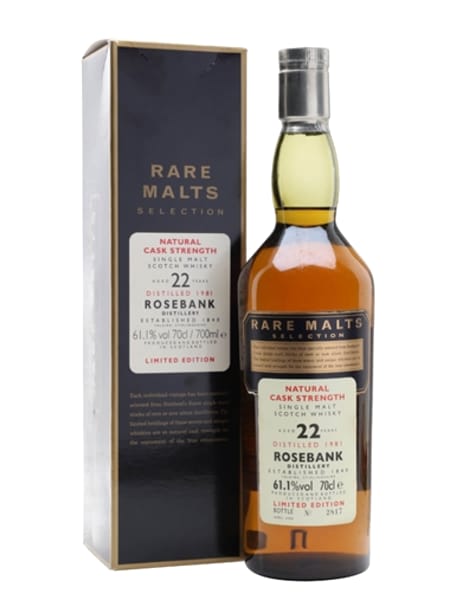 Rosebank 1981 22 Year Old Rare Malts 700ml bottle - Scotch Whisky whisky