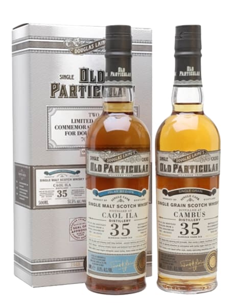Old Particular 70th Ann. Set (Caol Ila 35 Year Old & Cambus 35 Year Old) 1000ml bottle - Scotch Whisky whisky