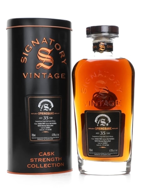 Springbank 1989 35 Year Old Cask #14 03 1 Signatory Symington’s Choice 700ml bottle - Scotch Whisky whisky
