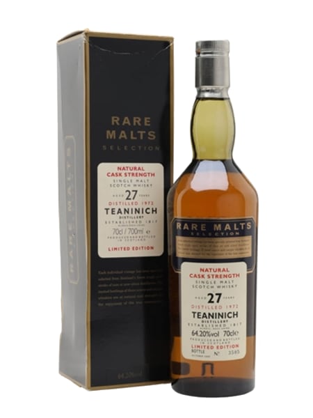 Teaninich 1972 27 Year Old Rare Malts 700ml bottle - Scotch Whisky whisky