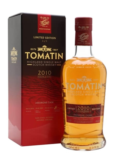 Tomatin 2010 Amarone Finish Italian Collection 700ml bottle - Scotch Whisky whisky