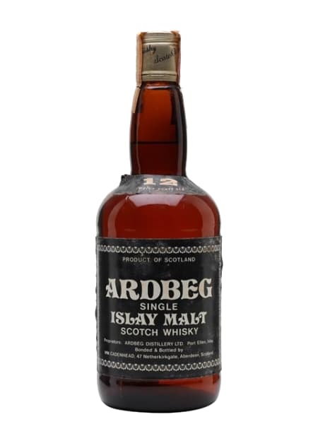 Ardbeg 12 Year Old (Cadenhead's) - 1970s ml bottle - Scotch Whisky whisky