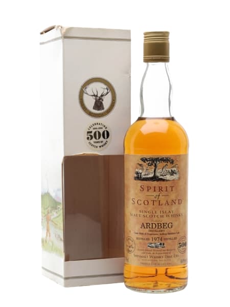 ardbeg 1974 500th anniversary spirit of scotland bot.1994 700ml bottle - Scotch Whisky whisky