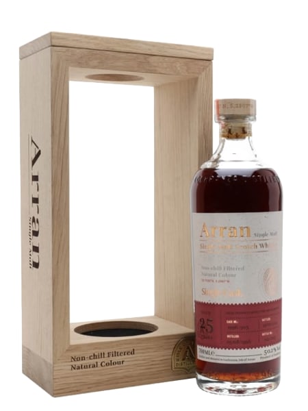 arran 1996 25 year old uk exclusive single cask 700ml bottle - Scotch Whisky whisky