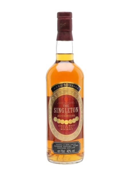 singleton of auchroisk 10 year old bot.1990s 700ml bottle - Scotch Whisky whisky