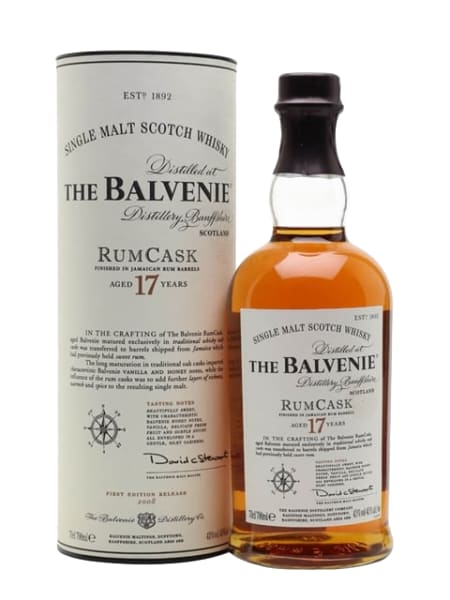 Balvenie 17 Year Old Rum Cask Finish 700ml bottle - Scotch Whisky whisky
