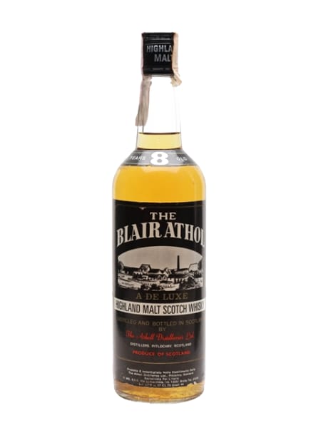 blair athol 8 year old black label bot.1970s ml bottle - Scotch Whisky whisky