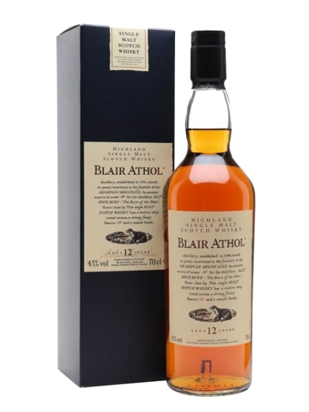 blair athol 12 year old flora & fauna 700ml bottle - Scotch Whisky whisky