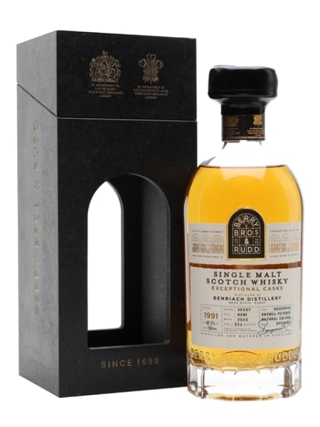 benriach 1991 31 year old berry bros & rudd 700ml bottle - Scotch Whisky whisky