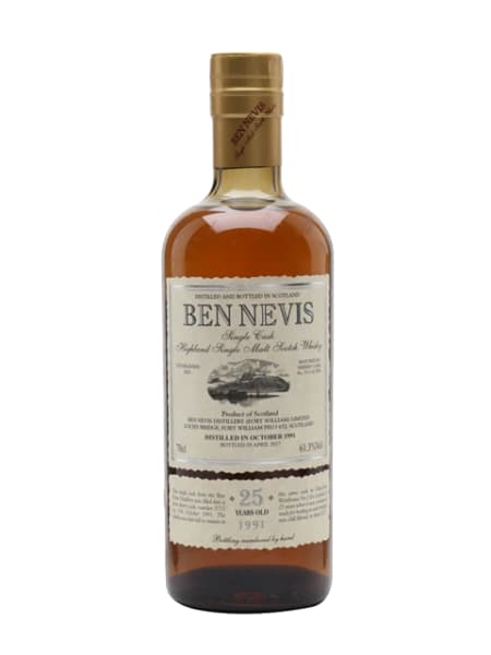 ben nevis 1991 25 year old 700ml bottle - Scotch Whisky whisky