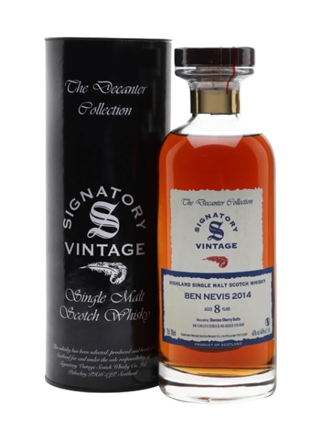 ben nevis 2014 8 year old oloroso sherry butt signatory 700ml bottle - Scotch Whisky whisky