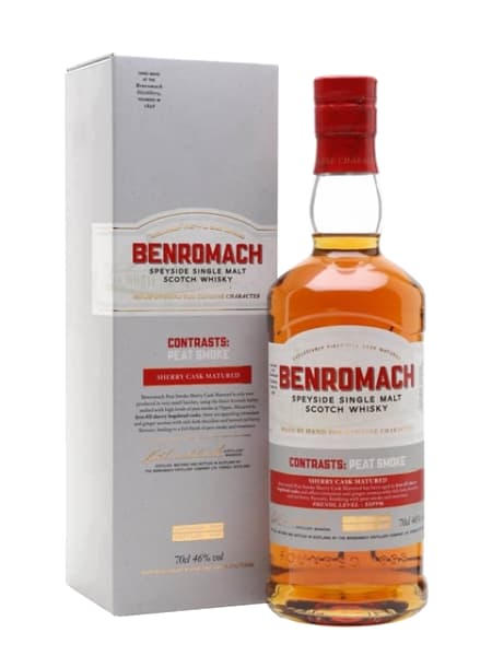 benromach contrasts: peat smoke sherry cask 2012 bot.2021 700ml bottle - Scotch Whisky whisky