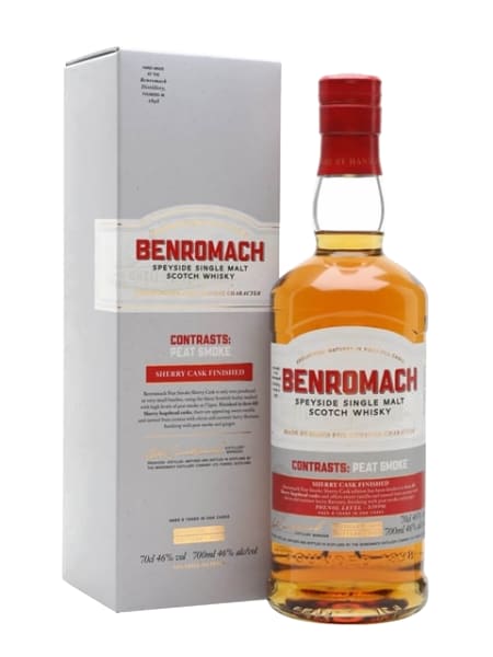 benromach contrasts: peat smoke sherry cask 2014 bot.2023 700ml bottle - Scotch Whisky whisky