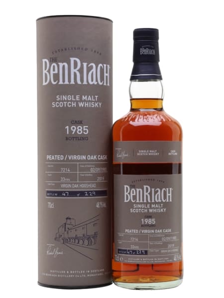 benriach 198533 year old cask #7214 batch 16 700ml bottle - Scotch Whisky whisky