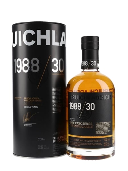 bruichladdich 1988 the untouchable 30 year old rare cask series 700ml bottle - Scotch Whisky whisky