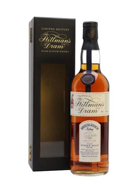 bruichladdich 27 year old stillman's dram 700ml bottle - Scotch Whisky whisky