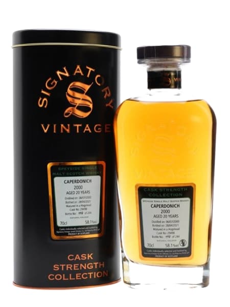 Caperdonich 20 Year Old 2000 (cask 29498) - Cask Strength Collection (Signatory) 700ml bottle - Scotch Whisky whisky